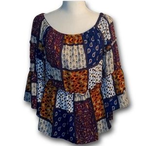Charming Charlie Boho Top S NWT